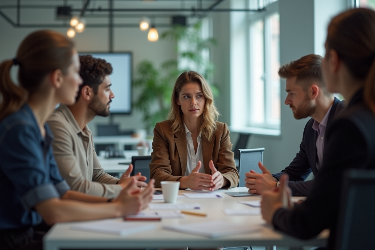 Femme isolée lors d
